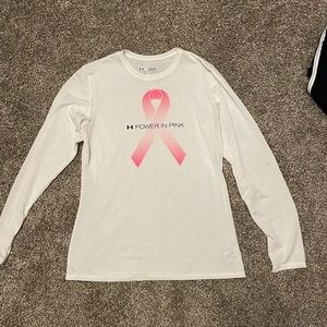 Under armour breast cancer long sleeve shirt